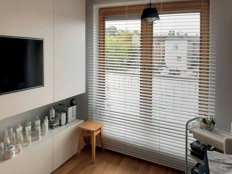 Wooden Venetian Blind 50mm Electric Smart