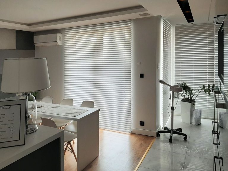 Wooden Venetian Blind 50mm Electric Smart